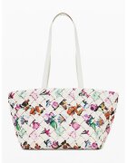 Desigual Geanta shopper din piele ecologica cu aspect tesut Éclat - Multicolor