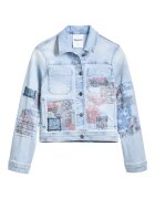 Desigual Jacheta de blugi dama 25SWED03 - Bumbac/Elastan - Albastru - Albastru