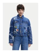 Desigual Jacheta de blugi dama 25SWED55 - Bumbac - Albastru - Albastru
