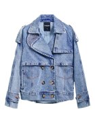 Desigual Jacheta de blugi dama 25SWED57 - Bumbac - Albastru - Albastru