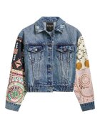 Desigual Jacheta de blugi dama 25SWED59 - Bumbac - Albastru - Albastru