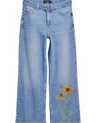 Desigual Pantaloni dama 25SWDD14 - Bumbac/Poliester - Albastru - Albastru