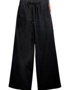 Desigual Pantaloni dama 25SWPW19 - Bumbac - Negru - Negru