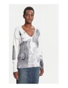 Desigual Pulover Dama - Gri - viscoza