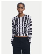 Desigual Pulover dama negru - multicolor - tricotat