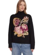 Desigual Pulover dama - negru - sintetic -
