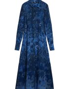 Desigual Rochie camasa Dama - Albastru - 100% viscoza -