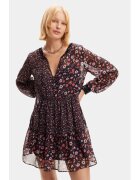 Desigual Rochie dama - 76718 - Negru - Poliester