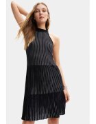 Desigual Rochie dama - 76749 - Negru - Viscoza