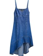 Desigual Rochie - denim mediu - albastru - bumbac/poliester