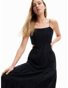 Desigual Rochie midi cu decupaje - fara maneci - Negru
