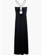 Desigual Rochie midi cu decupaje frontale - Negru