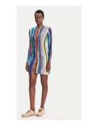 Desigual Rochie multicolor - 70% viscoza - 30% poliester - Multicolor