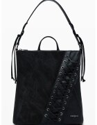 Desigual Rucsac convertibil cu siret - Negru