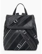 Desigual Rucsac din piele ecologica cu catarame decorative - Negru