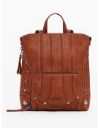 Desigual Rucsac din piele ecologica cu detalii brodate - Caramel