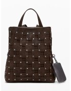 Desigual Rucsac din piele ecologica cu etui detasabil - Maro