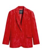 Desigual Sacou dama 25SWEW18 - Bumbac/Viscoza - Rosu - Rosu
