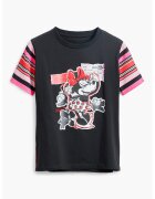 Desigual Tricou cu imprimeu cu desene animate - Rosu/Negru/Roz