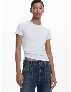 Desigual Tricou cu imprimeu logo - Verde menta