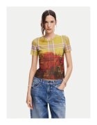 Desigual Tricou dama - 304476914 - Poliester - Multicolor - Multicolor