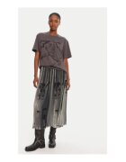 Desigual Tricou Dama - Gri - bumbac