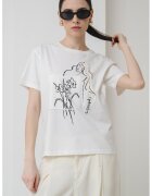Desigual Tricou din bumbac Paraguay - Alb murdar