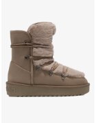 DFranklin Ghete din blana sintetica cu talpa flatform - Maro taupe