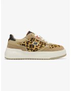 DFranklin Pantofi sport cu model animal print - Maro inchis/Maro/Bej