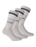 Diadora Set de sosete lungi unisex - 3 perechi - Gri