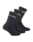 Diadora Set de sosete lungi unisex - 3 perechi - Negru