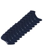 Diadora Set de sosete scurte unisex - 12 perechi - Albastru inchis