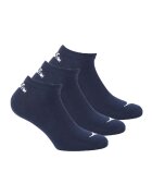 Diadora Set de sosete scurte unisex - 3 perechi - Albastru inchis