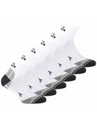 Diadora Set de sosete scurte unisex - 6 perechi - Alb