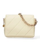 DianaCo Geanta crossbody de piele ecologica cu bareta lant - Galben