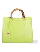 DianaCo Geanta cu bareta detasabila - Verde lime