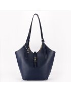 DianaCo Geanta mare cu borseta detasabila - Bleumarin - 26x38x12