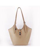 DianaCo Geanta mare cu borseta detasabila DTL706-3 16 - Nude - 26x38x12