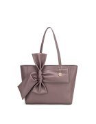 DianaCo Geanta shopper cu fermoar Velvetine Elite - Maro taupe
