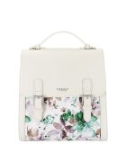 DianaCo Rucsac albastru deschis cu imprimeu floral DHJ731-3 M11 17284 - Crem