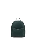 DianaCo Rucsac de piele ecologica - Verde inchis