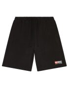 Diesel Bermude cu snur de ajustare Crown - Negru