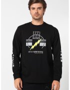 Diesel Bluza sport cu imprimeu grafic - Alb/Negru