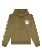 Diesel Hanorac cu buzunar kangaroo Ginn - Verde