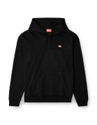 Diesel Hanorac din amestec de bumbac cu buzunare kangaroo - Negru