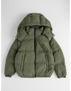 Diesel Jacheta bufanta cu gluga - Verde feriga