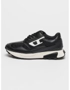 Diesel Pantofi sport cu insertii din piele intoarsa S-Tame - Negru/Alb murdar