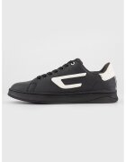 Diesel Pantofi sport de piele cu garnituri de piele ecologica S-Athene - Alb/Negru