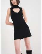Diesel Rochie din lana cu decupaj frontal M-Oloni - Negru