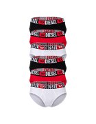 Diesel Set de chiloti hipster- 6 piese - Rosu/Alb/Negru